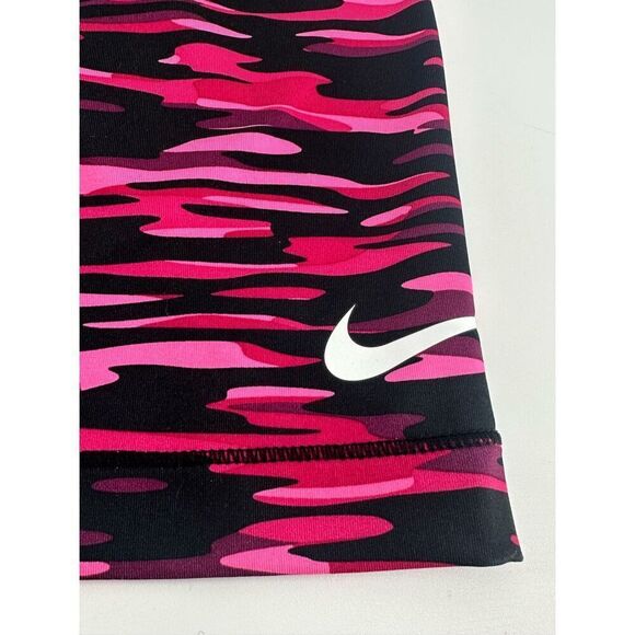 Nike Pro Dri-Fit pink camo crop leggings size M - Picture 3 of 8